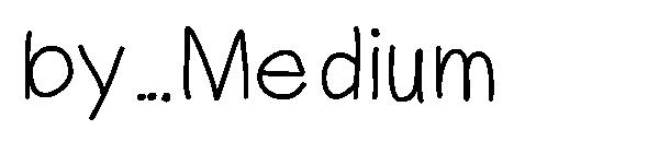 by Medium字体