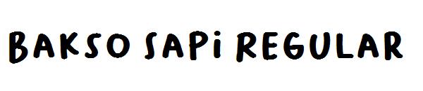 Bakso Sapi Regular字体