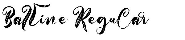Balline Regular字体