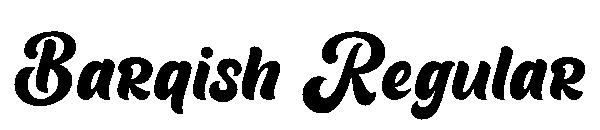 Barqish Regular字体