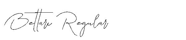 Bettari Regular字体