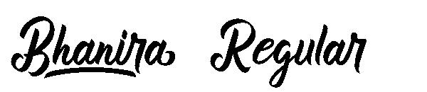 Bhanira Regular字体