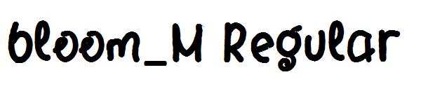 bloom_M Regular字体