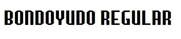 Bondoyudo Regular字体