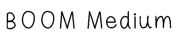 BOOM Medium字体