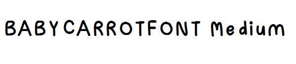 BABYCARROTFONT Medium字体