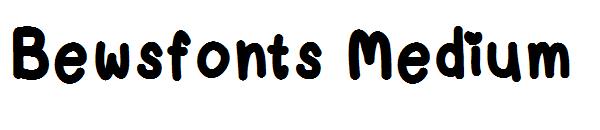 Bewsfonts Medium字体