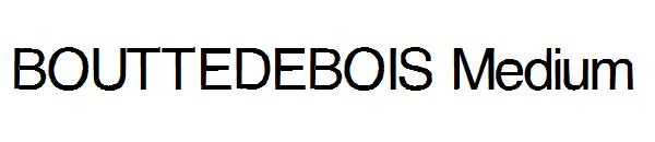 BOUTTEDEBOIS Medium字体