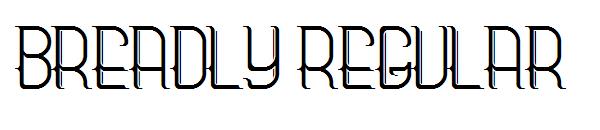 Breadly Regular字体