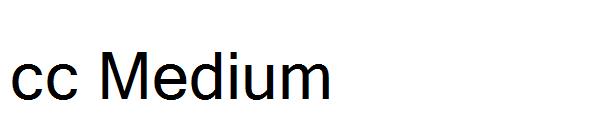 cc Medium字体