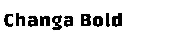 Changa Bold字体