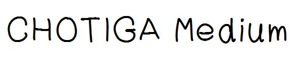 CHOTIGA Medium字体