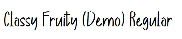 Classy Fruity (Demo) Regular字体