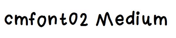 cmfont02 Medium字体