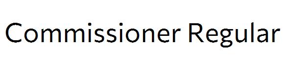 Commissioner Regular字体