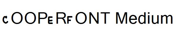 COOPERFONT Medium字体