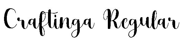 Craftinga Regular字体
