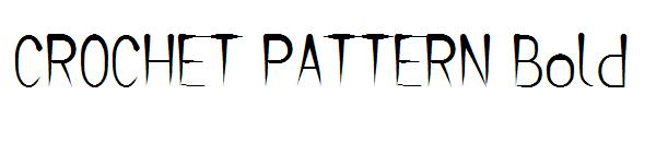 CROCHET PATTERN Bold字体