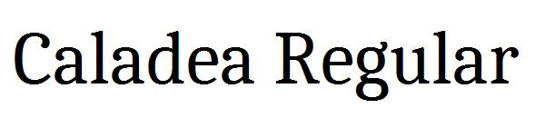 Caladea Regular字体
