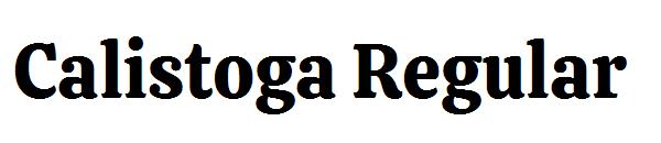 Calistoga Regular字体