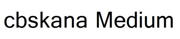 cbskana Medium字体