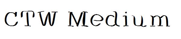 CTW Medium字体