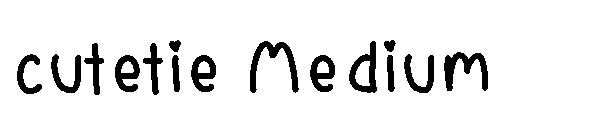 cutetie Medium字体