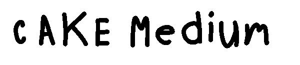 CAKE Medium字体