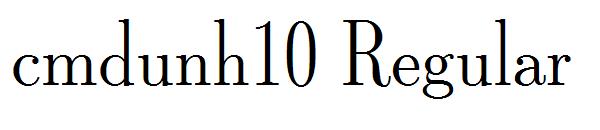 cmdunh10 Regular字体