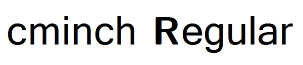 cminch Regular字体