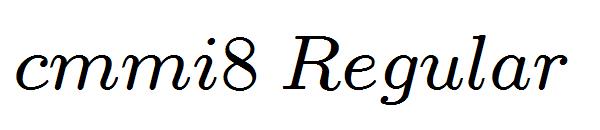 cmmi8 Regular字体