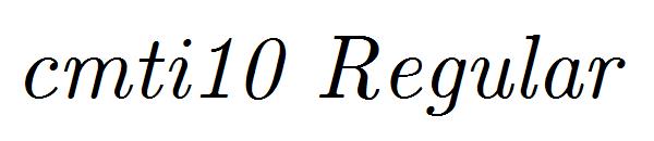 cmti10 Regular字体