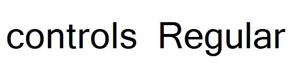 controls Regular字体