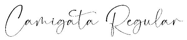 Camigata Regular字体