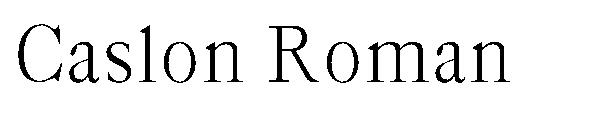 Caslon Roman字体