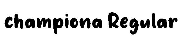 championa Regular字体