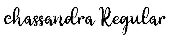 chassandra Regular字体