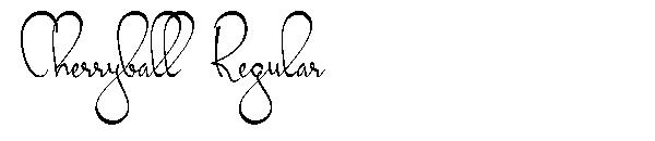 Cherryball Regular字体