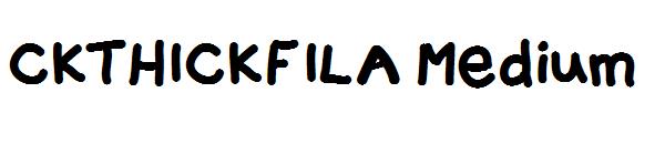 CKTHICKFILA Medium字体