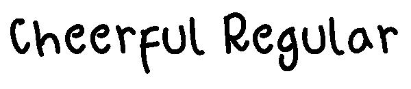Cheerful Regular字体