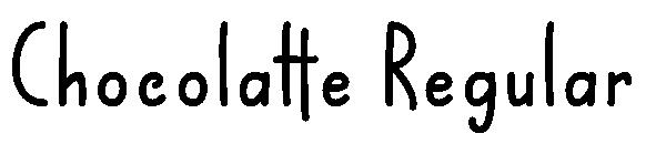 Chocolatte Regular字体
