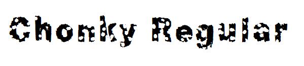 Chonky Regular字体