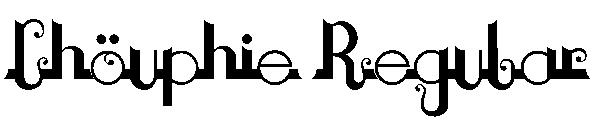 Chouphie Regular字体