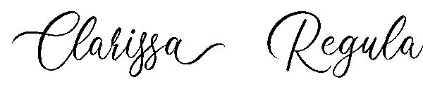 Clarissa Regular字体