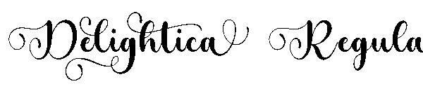 Delightica Regular字体