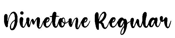 Dimetone Regular字体