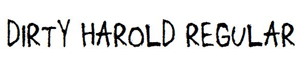 Dirty Harold Regular字体