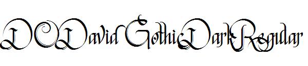 DO David Gothic Dark Regular字体