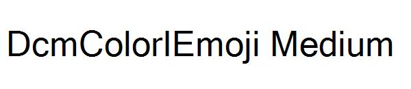 DcmColorIEmoji Medium字体