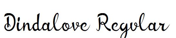Dindalove Regular字体